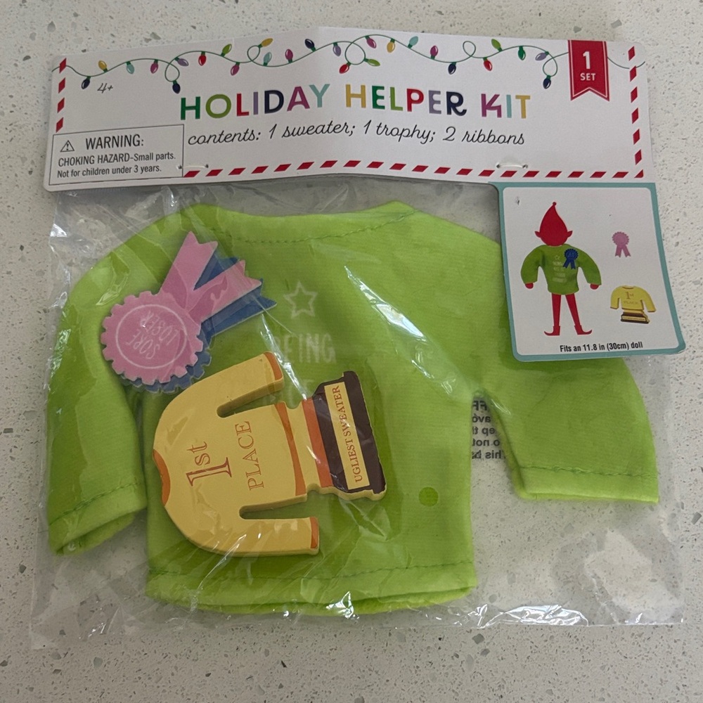 Holiday Helper Kit with Green Sweater